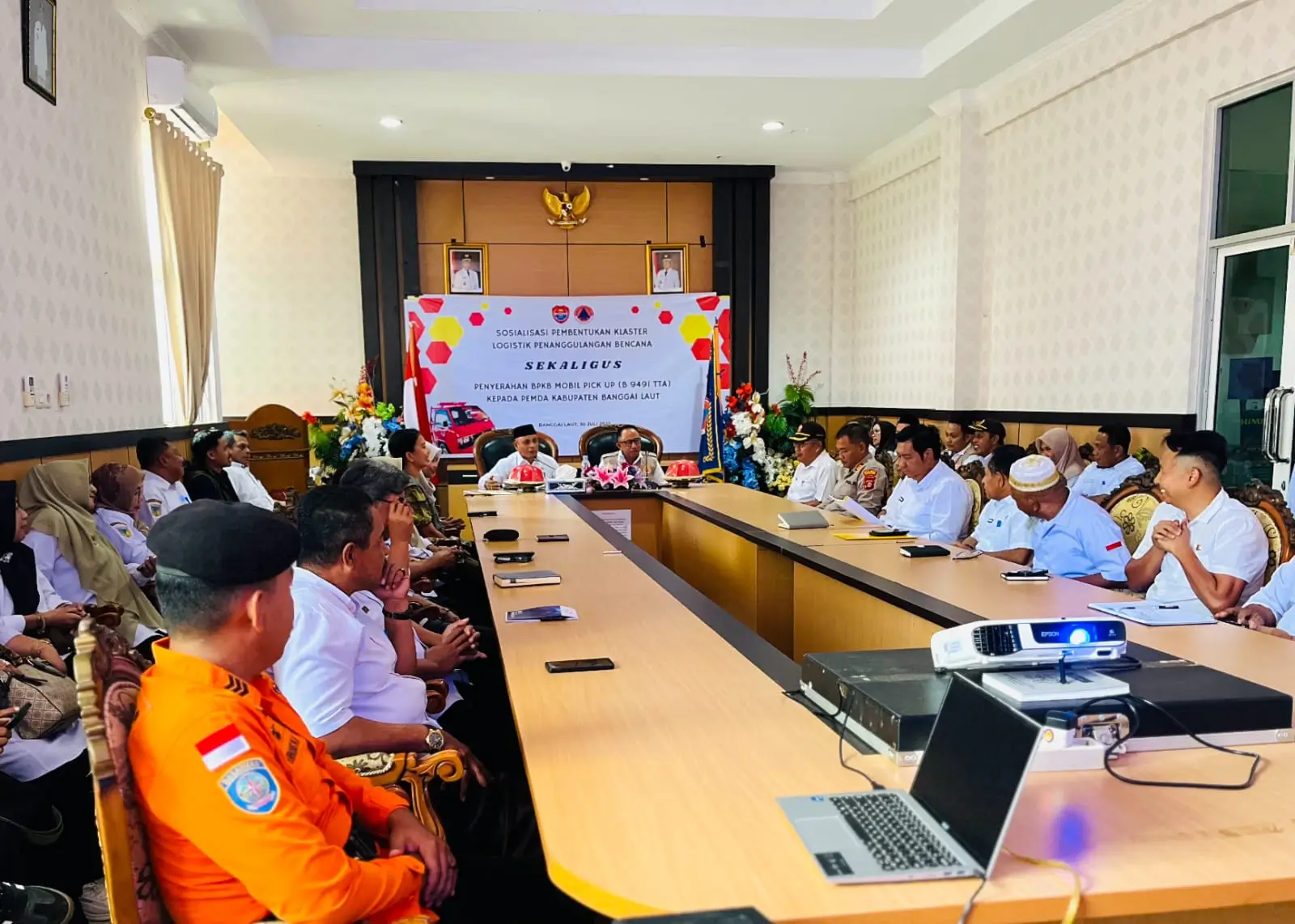 BNPB Mendorong Pembentukan Klaster Logistik Banggai Laut